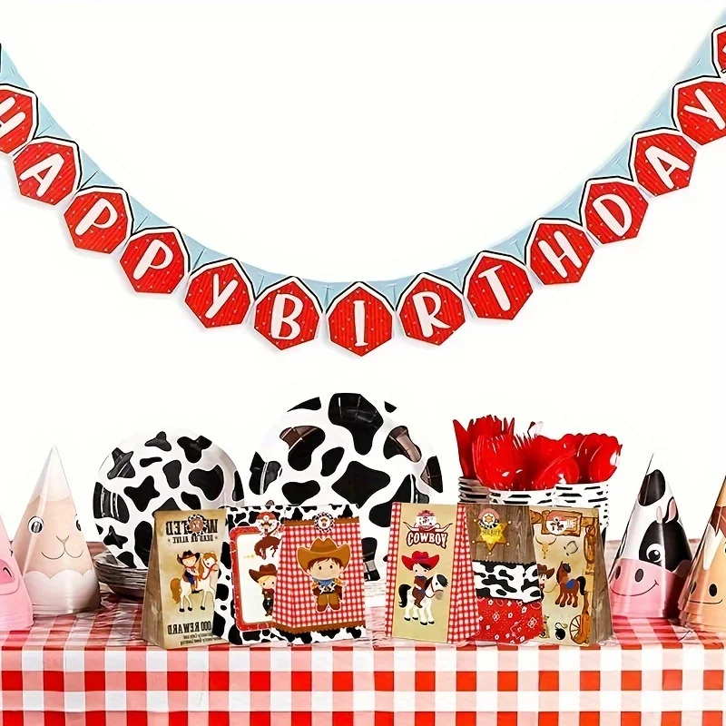 First Rodeo Bag Cowboy Party Decoration Western Theme Birthday party Decorations Wild West Baby Shower Candy Bags Treat Supplies