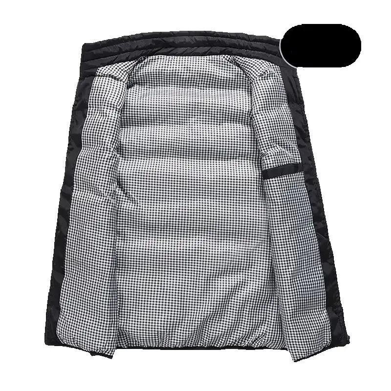 Men Vest Windproof Vest Men Jacket Sleeveless Vest Winter Jacket Casual Coat Men down Cotton Warm Thicken Waistcoat thick gilet