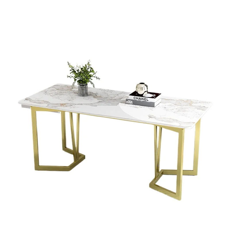 

Bracket rock slab dining table legs marble light luxury stainless table foot bracket