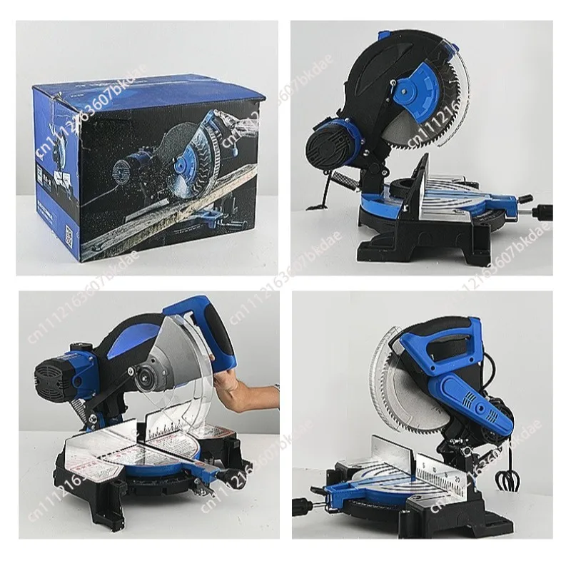 Household 110v45 degree angle miter multi-functional profile high-precision circular saw aluminum machine