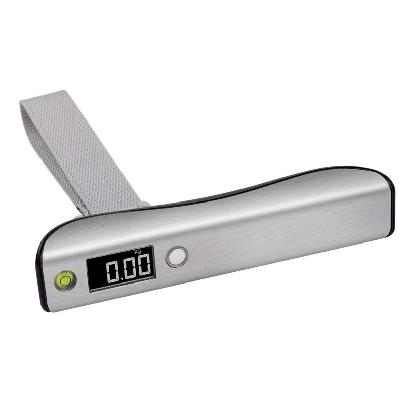 Portable Mini Suitcase Scale LED Display 50Kg/110Lb Digital Luggage Scale For Travel Bag Hanging Scales Weighing Balance