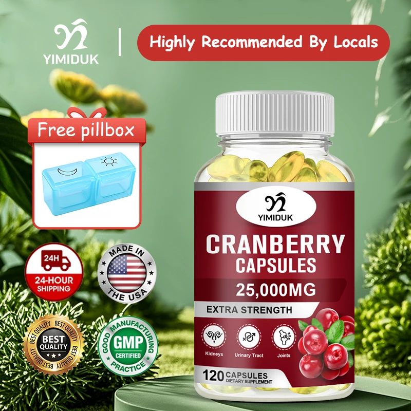 

Cranberry Supplement, Support Healthy Urinary Tract, Immune System Health, Maintain Heart Health, Prevent Inflammation, Non-GMO