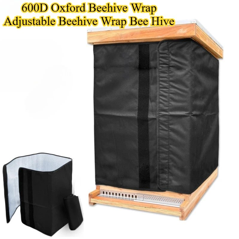 600D Oxford Winter Beehive Wrap Bee Hive Wrap Windproof Winter Bee Hive Protection Cover Beekeeping Supplies