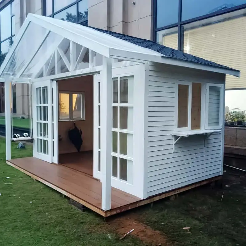 Factory Direct 2026 Outdoor B & B Cabin Courtyard Tool Room Garden Villa Leisure Tea Room Anticorrosive Wood Residential Small