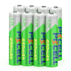 8PC PKCELL AAA  3A 1.2V Ni-MH AAA Rechargeable Battery  low self discharge aaa Batteries 850mAh For toys clock flashlight remote