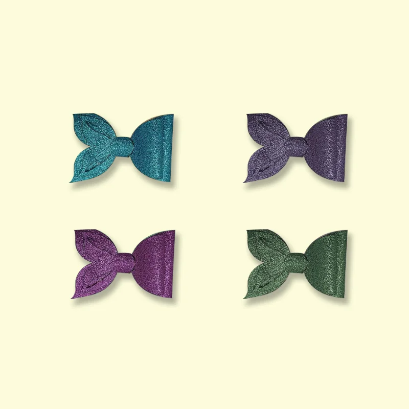 Z44 แม่พิมพ์ตัดไม้โบว์ขนาด 4 นิ้วหรูหรา เหมาะสําหรับเครื่องจักรส่วนใหญ่