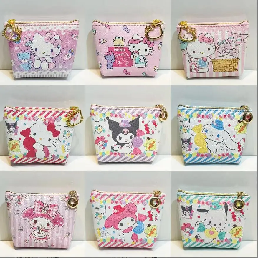 20pcs Coin purses Wholesale Kawaii Janpanese Coin Purse For Women Cartoon Coin Purse