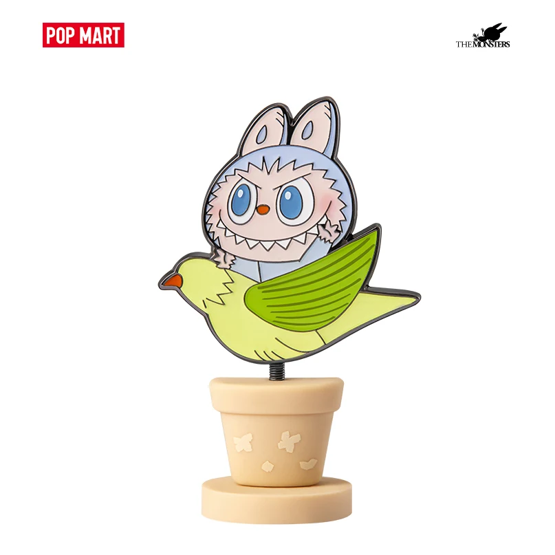 POPMART THE MONSTERS Fallin Wild Series Badge Blind Box Mystery Box Toys Doll Cute Anime Figure Ornaments Collection Gift