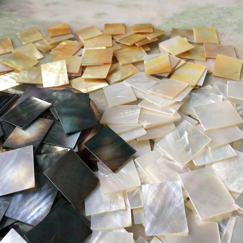25*20*1mm Natural White Black Yellow Butterfly Shell Pieces Mother Of Pearl Golden Piece Abalone Shell DIY Inlay Carved Material