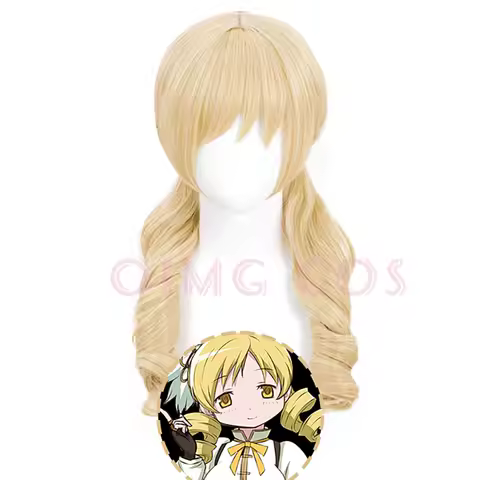 Puella Magi Madoka Magica Tomoe Mami Cosplay Wig Anime Halloween Costumes for Women Game