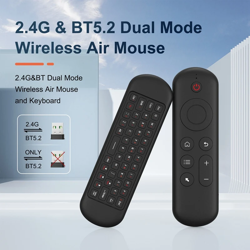 M5 IR 2.4G Air Mouse Remote Touchpad For Android TV Box PC Mini Wireless Keyboard Flying Mouse(With Color Backlit) Easy Install