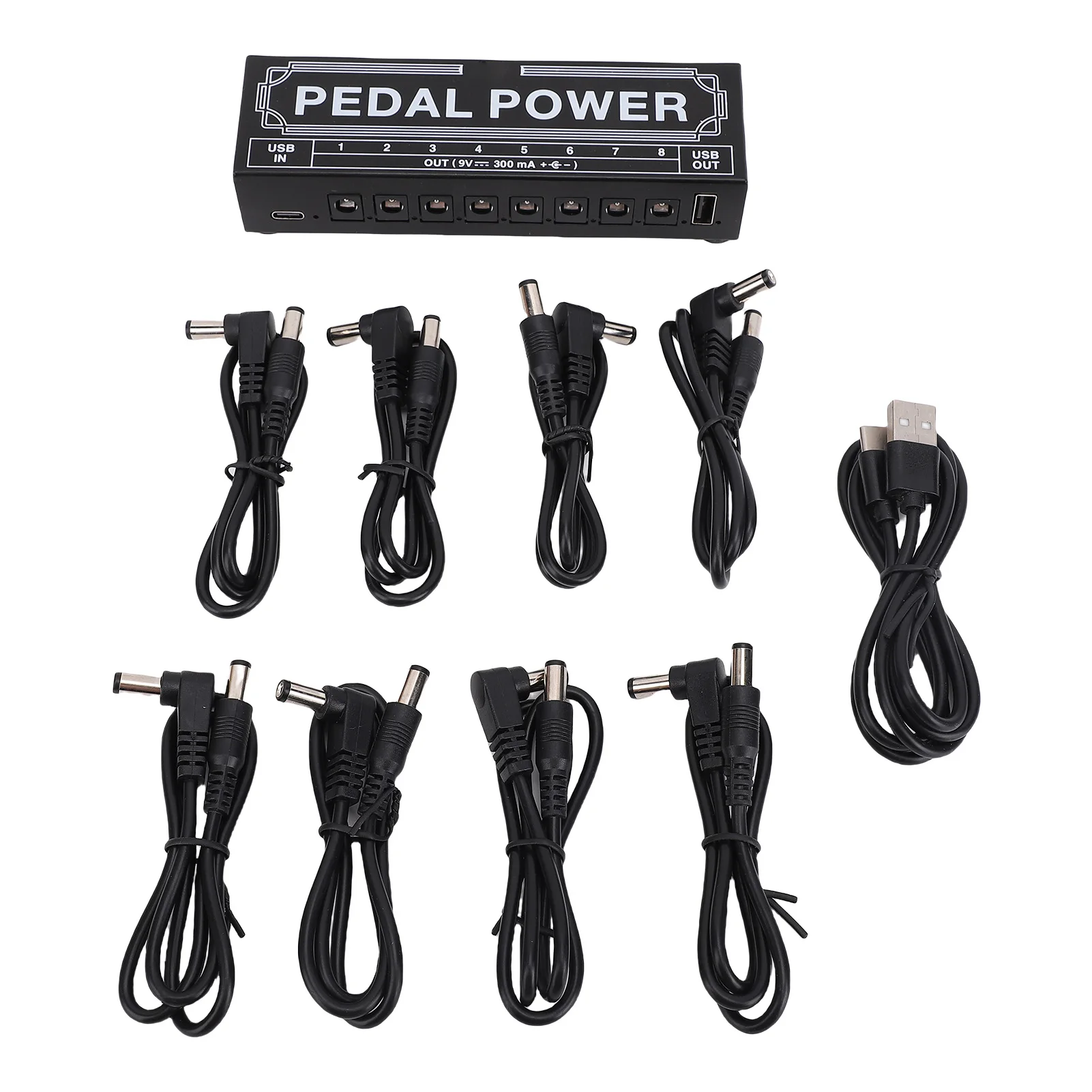 

8-канальный блок питания для гитарной педали с независимой защитой от короткого замыкания, светодиодный индикатор питания, блок питания для педали для гитары