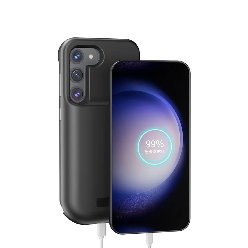 5000/6000mAh for Samsung S23/S23+/S23 Ultra Back Clip Power Bank Portable Battery