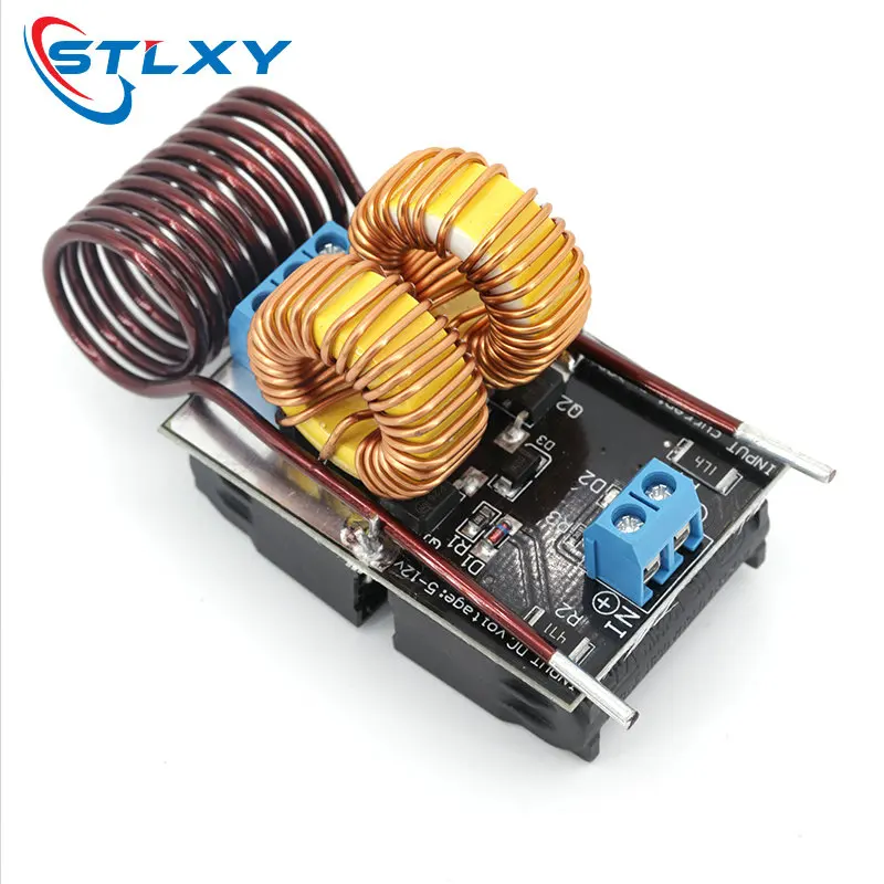 Mini ZVS Induction Heating Board 5-12V 120W Flyback Driver Heater DIY Cooker+ Ignition Coil