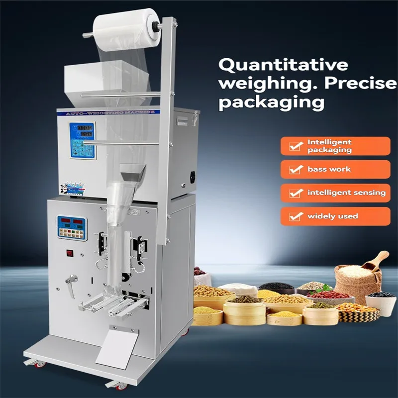 

Fully automatic granule bag packaging machine cocoa powder packaging machine granule filling and sealing machine