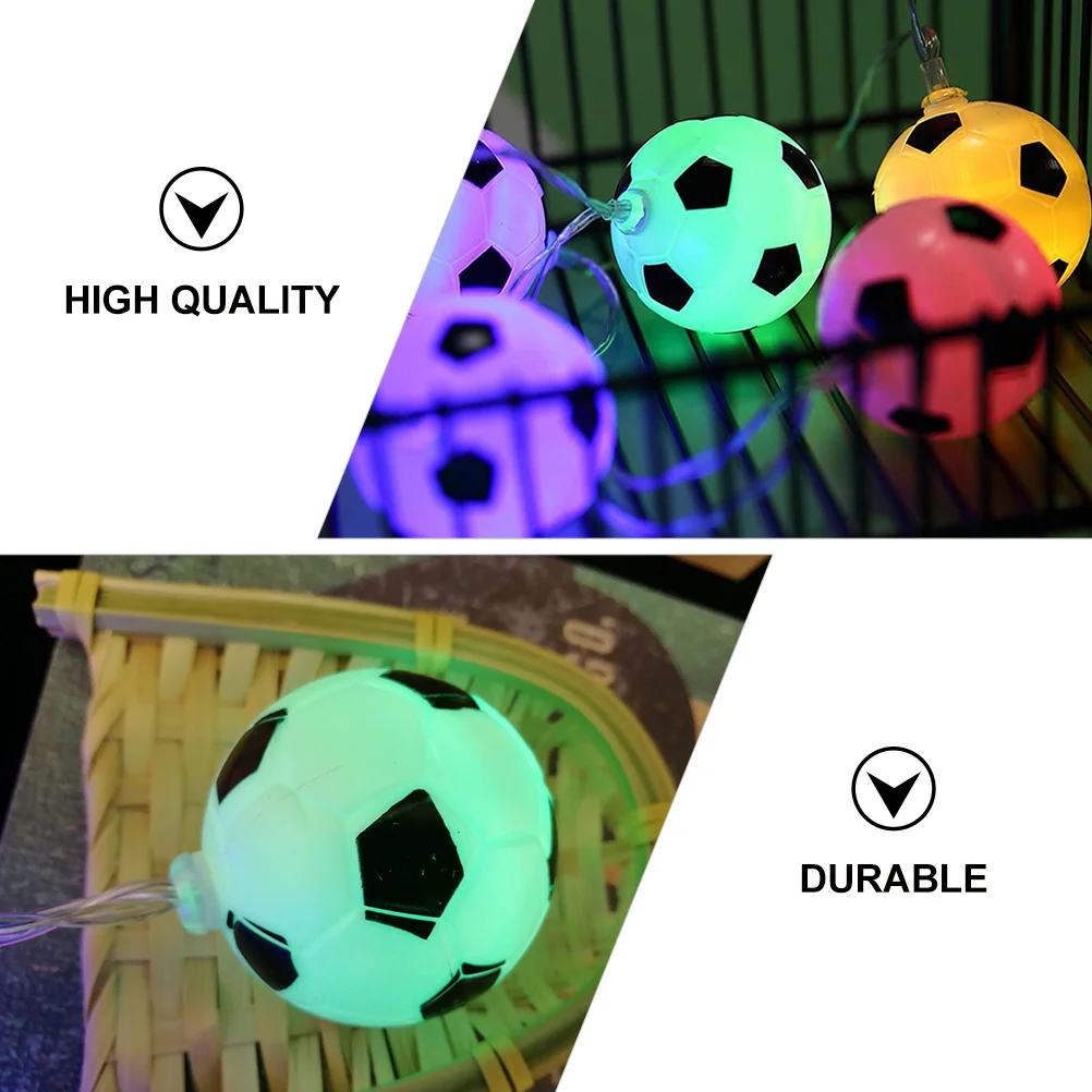 

Football Shaped Led String Lights Warm White For Party Garden Holiday Home Decor Outdoor Indoor Lighting Fairy Lamp