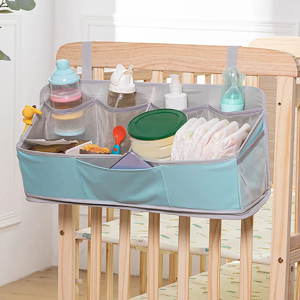 

Hanging Diaper Organizer for Cribs Oxford Cloth PP Material Durable Load Bearing Capacity Baby Changing Station