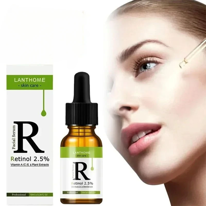 Retinol Face Serum Vitamin C Shrink Pores Facial Serum Moisturizing Brightening Resurfacing Essence Smooths Skin Care Products