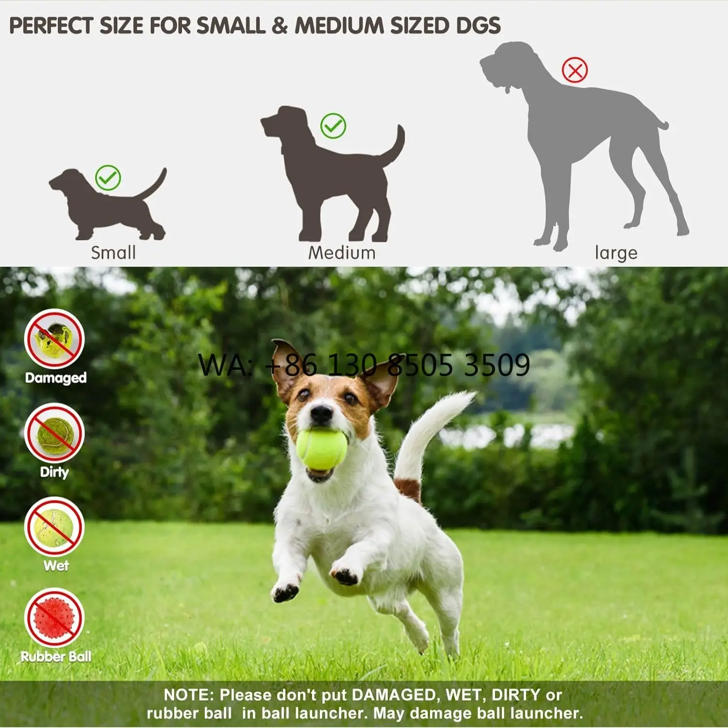 

Puppy Automatic Dog Toy Accessories Ball Thrower Launcher Thrower Pet Products Dog Tennis Ball Launcher Machine Automatic