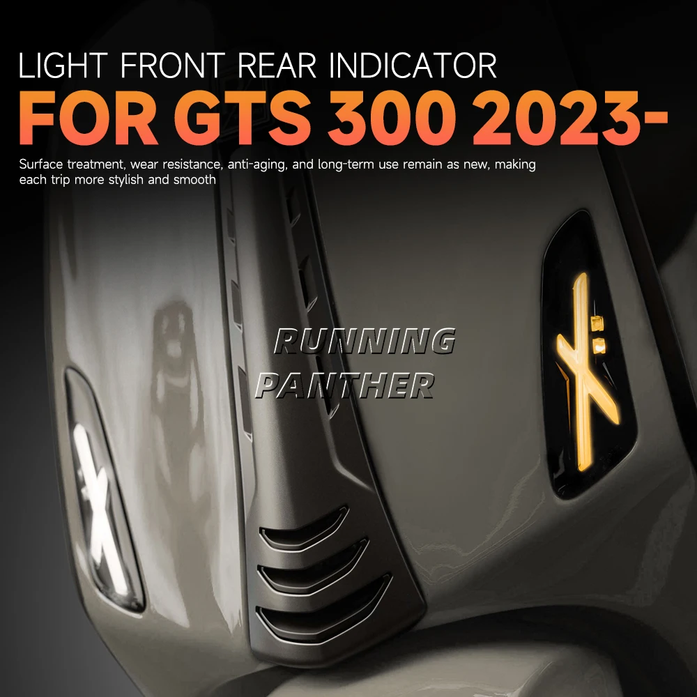 

2023-2025 For Vespa GTS 300 GTS300 gts300 Motorcycle Turn Signal Lamps - Front Rear Indicator Flasher Blinker Lights