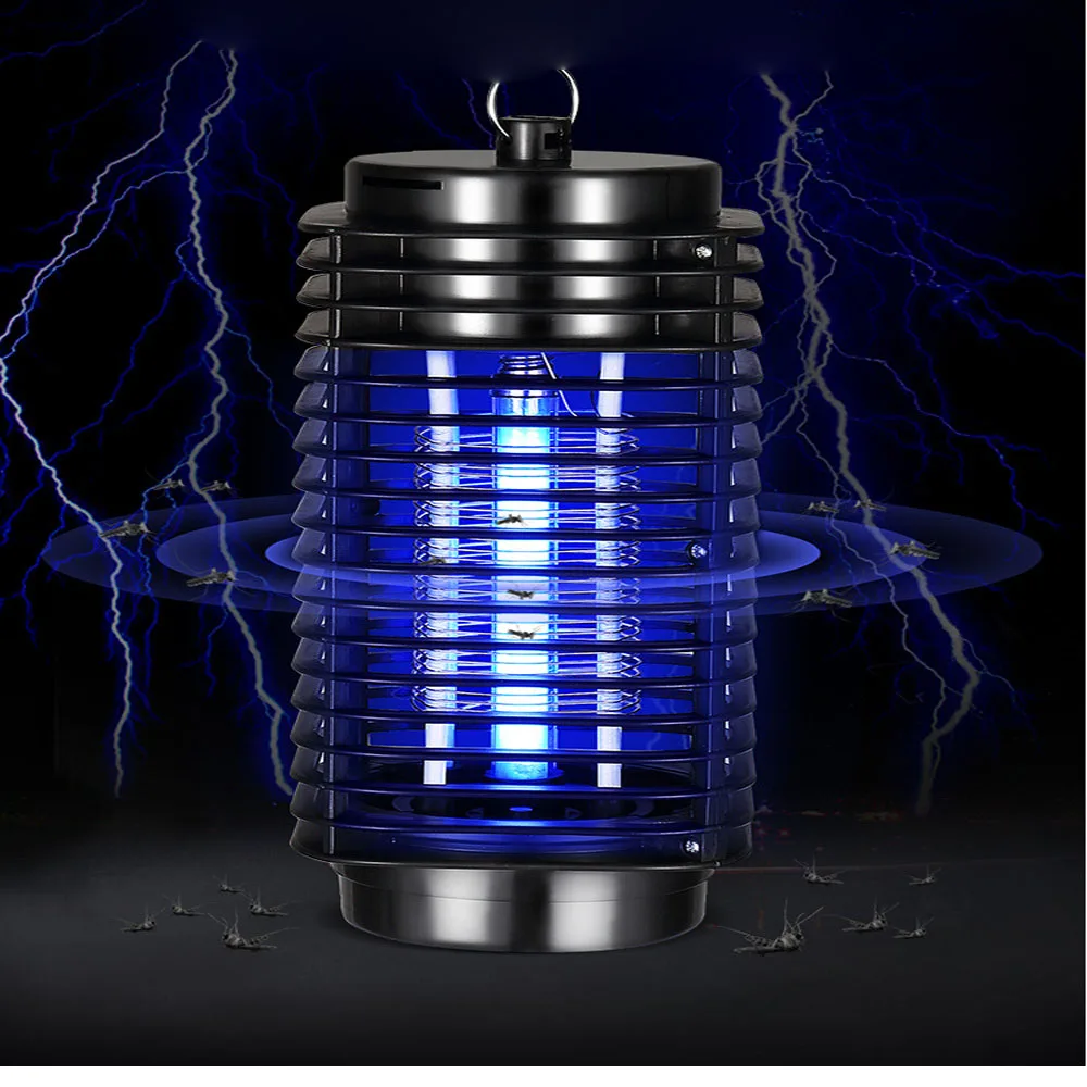 Bug Zapper для улицы — убийца комаров, ловушка для насекомых и мух, лампа с лампочкой для заднего двора, сада, патио, дома