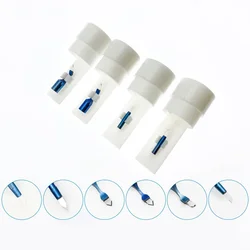 Ophthalmic Sapphire Keratome Crescent blade Clear Cornea Blades Double Single Edge Lancet Trifacet Blades