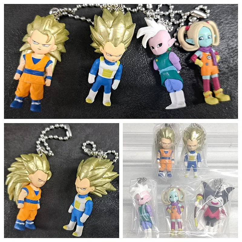 In Stock Official Bandai Gashapon Dragon Ball Daima Character Keychains - Goku, Vegeta, Kaioshin, Pajigoma Trendy Anime view 2