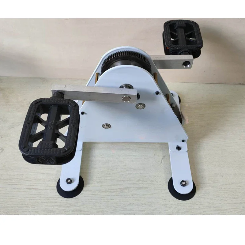 Hot SalesPortable Foot Pedal Generator Spinning Bike Dual USB Charging Output Fitness Geared Hand Crank Generator 50W/100W