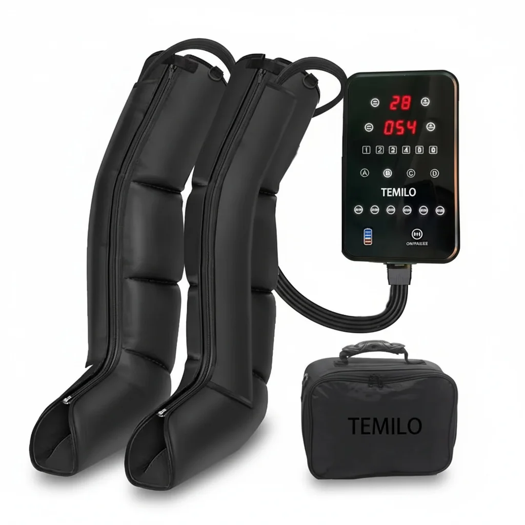 

Air Compression Leg Massager, Wireless Recovery Boots, 21x13x8.6cm ABS Nylon Air Pressure Foot Massager, Athletic Recovery Boot