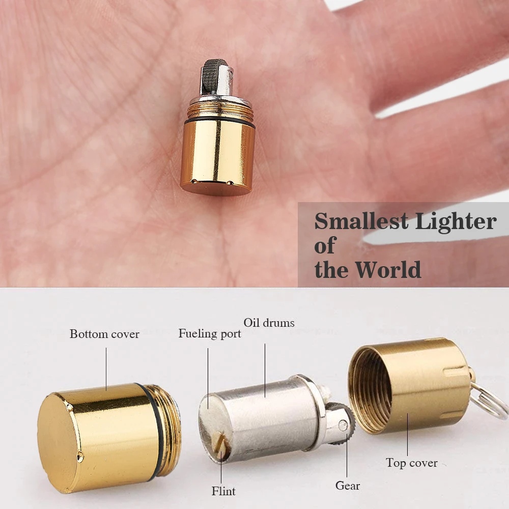 Mini fold-able Pocket Wallet Keychain Knives Survival EDC Tool Grinding Wheel Lighter Outdoor Tools Survival whistle