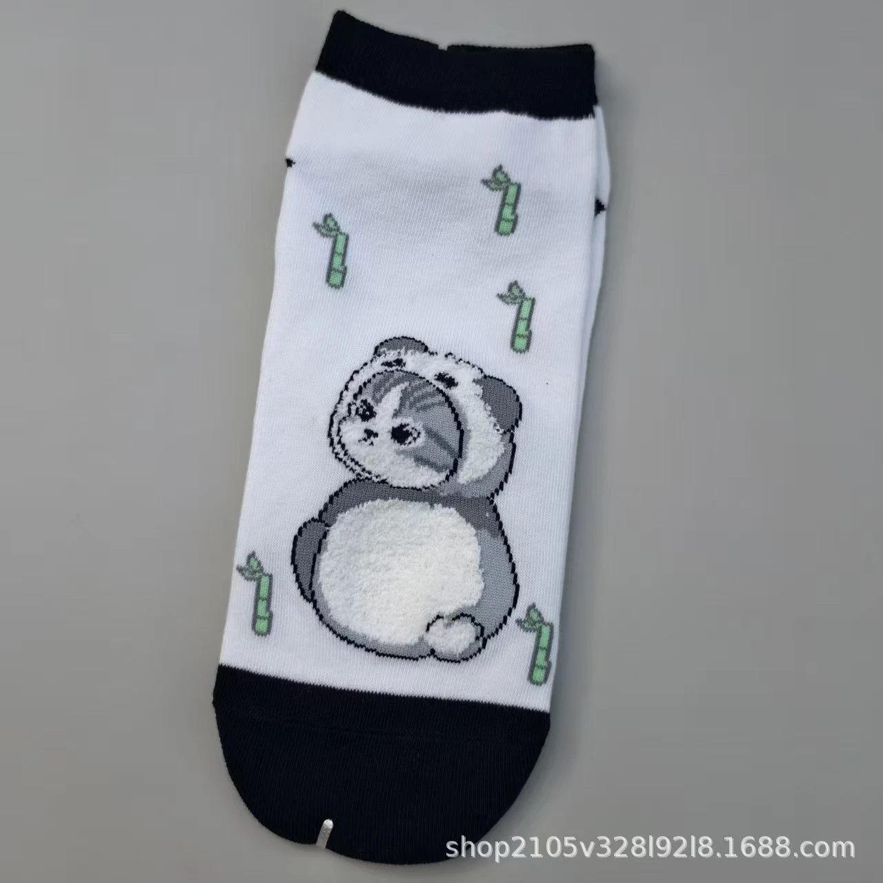 Japanese new Shark Cat cartoon socks female combed cotton cute socks early autumn female boat boneless socks cotton socks