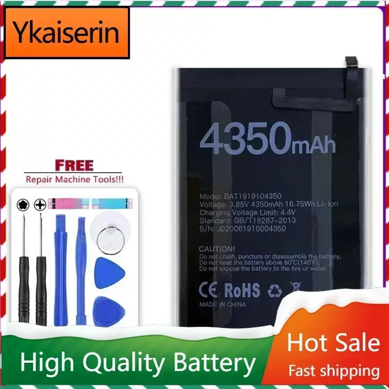 

Аккумулятор YKaiserin 4350 мАч BAT2019104350 для портативных аккумуляторов DOOGEE X95 Pro X95Pro/X95/X93/X96 Pro/X97/X98 Pro X98Pro X97Pro