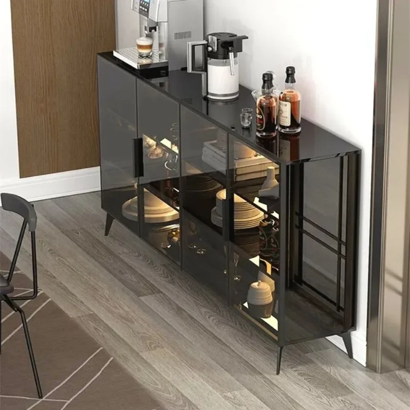 Modern simple kitchen tea cabinet living room storage multi-functional cabinet
