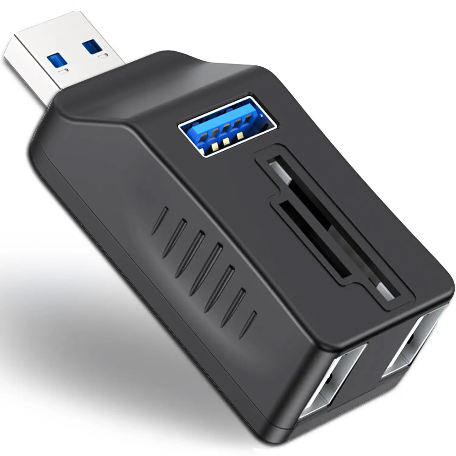 5 Port USB 3.0 Hub with SD TF Card Reader USB 3.0 2.0 Ports Extender for Laptop PC Camera Flash Drive HDD Dash Cam Adapte