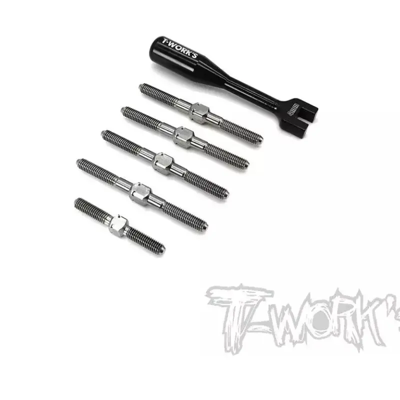 

Original T works TB-219 64 Titanium Turnbuckle Set ( For Serpent X20'21 ) Professional Rc part