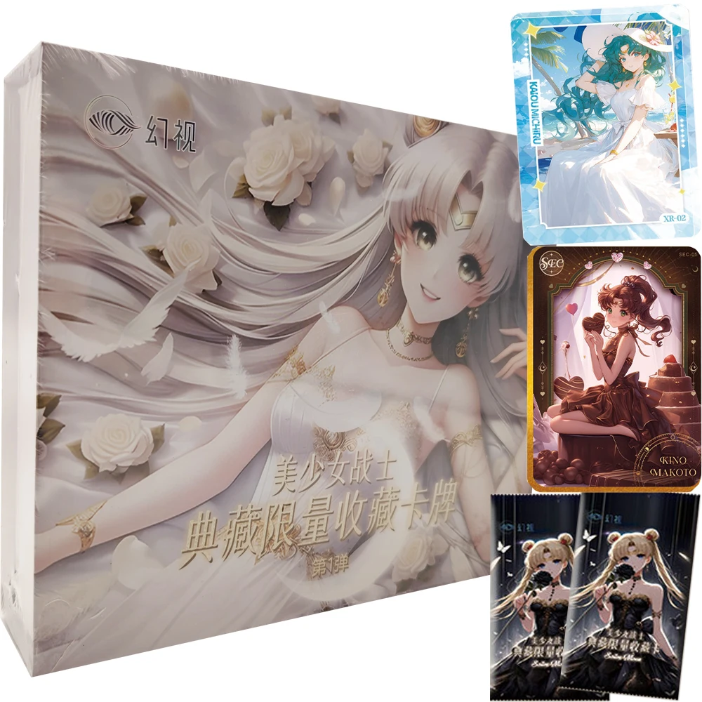 

Classic Fantasy Battle Anime Sailor Moon Collection Card High Quality Lovely Pretty Girls Youth Fashion Character Cards Gifts