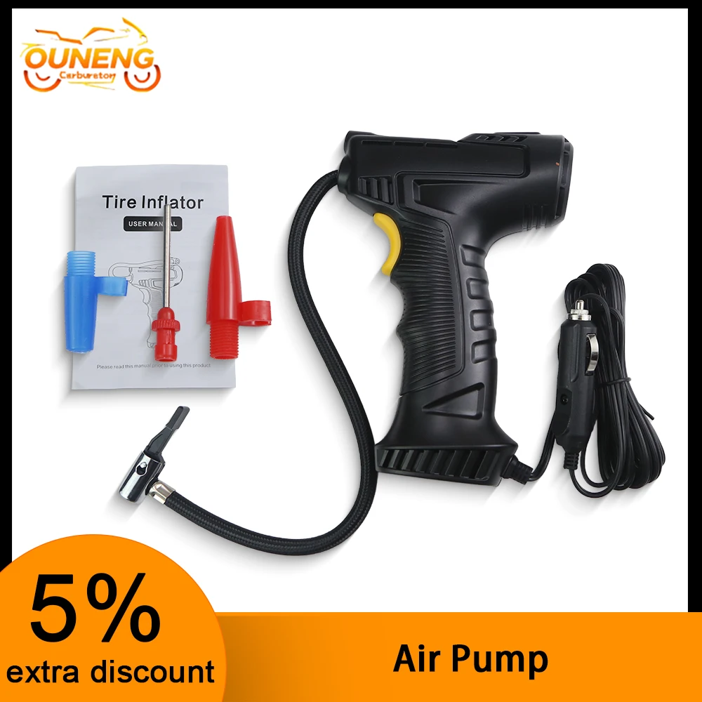 Multifunctional Portable Tire Inflator Wired Single Use Air Pump Digital Compressor For Car Bike Motorcycle