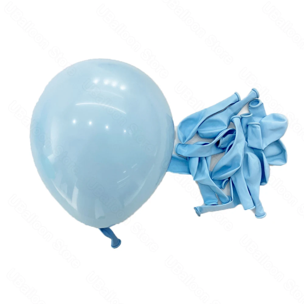 40-teiliges Babyparty-Luftballon-Set, Boho, braun, pastellblaue Haut, weißer Sand, Khaki-Luftballons für Babyparty, Geburtstagsdekoration, Luftglobos – Detail 8