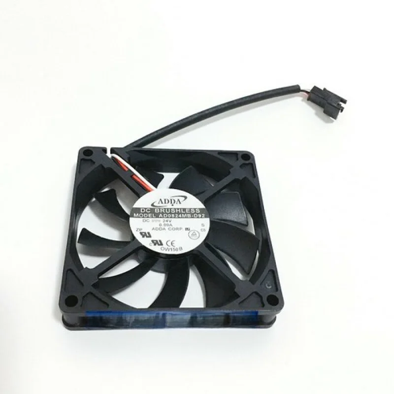 

L Корпуса с большим объемом воздуха Бесшумный охлаждающий вентилятор AD0824MB-D92 80*80*15 мм 24 В 0,09 А
