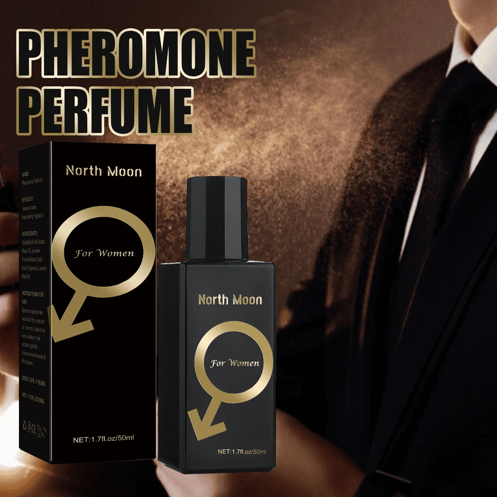 

50ML High Grade Lasting Fragrance Men Women Perfume Body Spray Floral Scent Masculinos Pheromone Eau De Parfum Cologne Perfumes