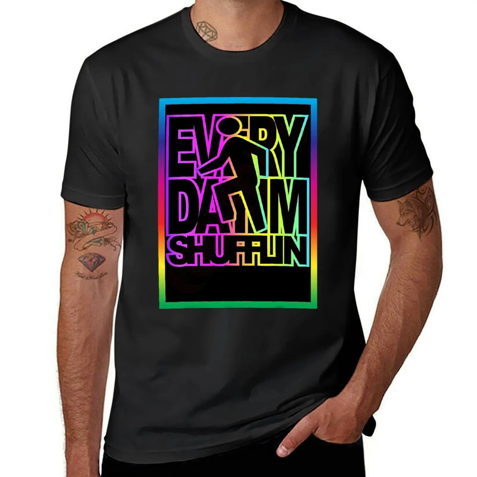 Everyday I'm Shufflin EDM Trap House Shirt T-Shirt for a boy new edition anime mens graphic t-shirts pack