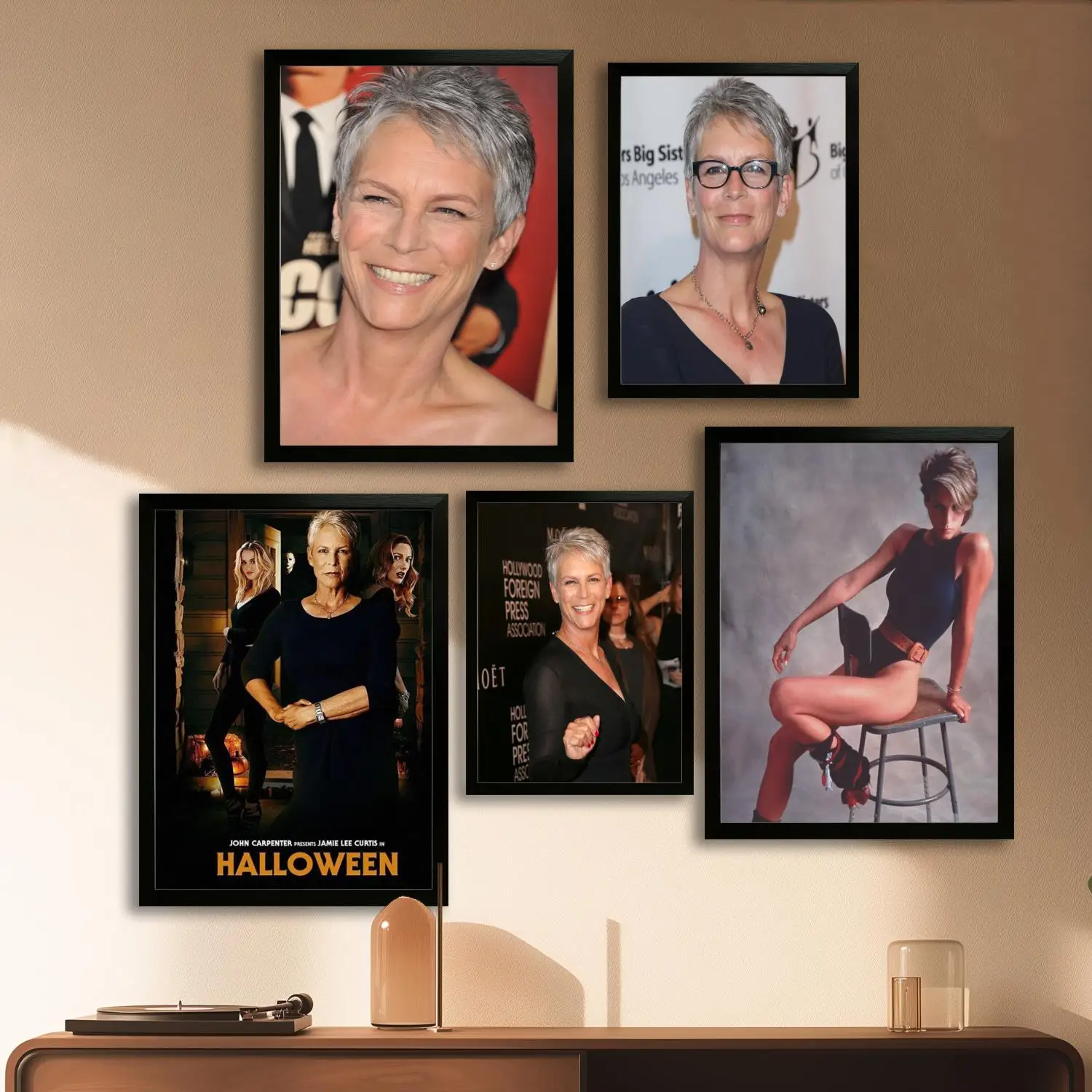 ملصق فني من القماش من جيمي لي كورتيس وفن جداري، طباعة صورة، ديكور غرفة نوم عائلية حديثة، ملصقات، لوحة زخرفية