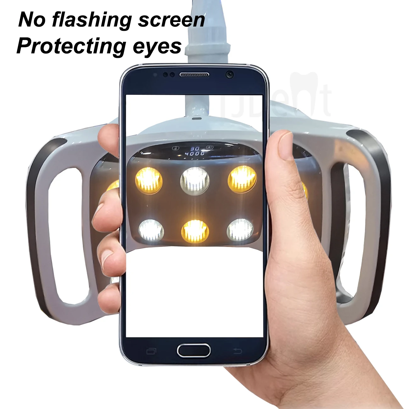 TJDent Dental Surgical Lamp Operation Warm Cold LED Light for Dental Chair with Shadowless Induction Lamp Dentistry Instrument