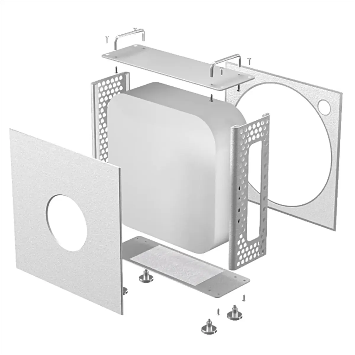 ABGZ For 2024 Mini Vertical Stand Computer Case Protective Cover Computer Chassis Accessories for Mini / Pro