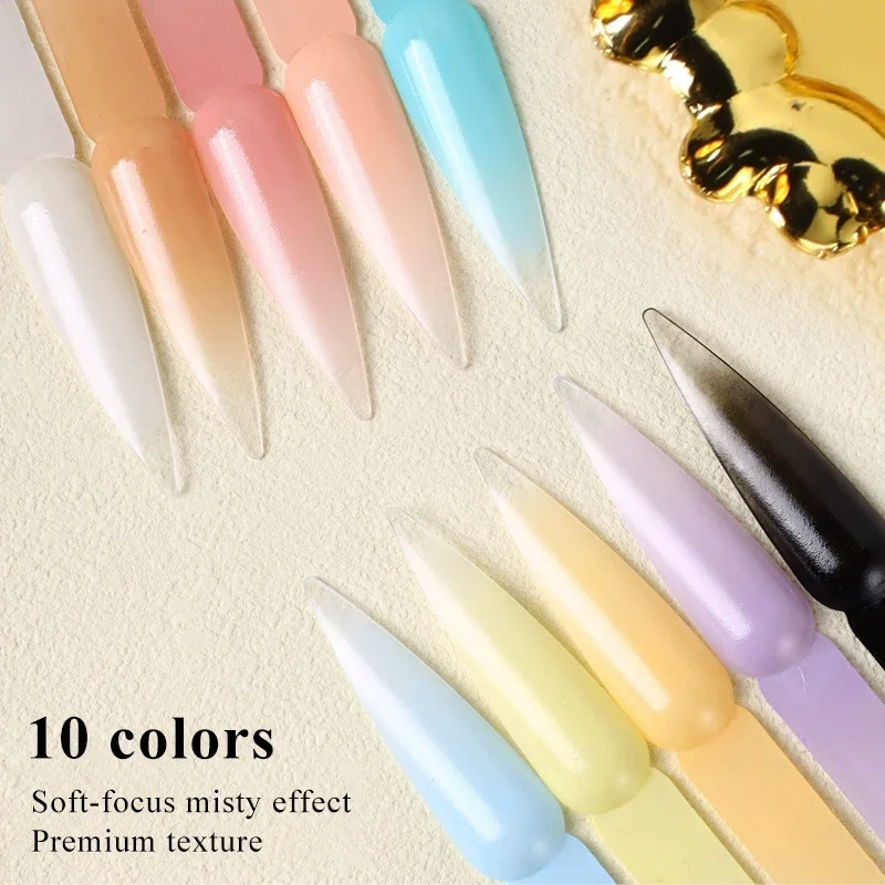 1Jar Cushion Patting Gel Nail Polish Ombre Black White Pat Pat Gel Nail Polish Drawing Liner French Nail Cushion Gradient Gel