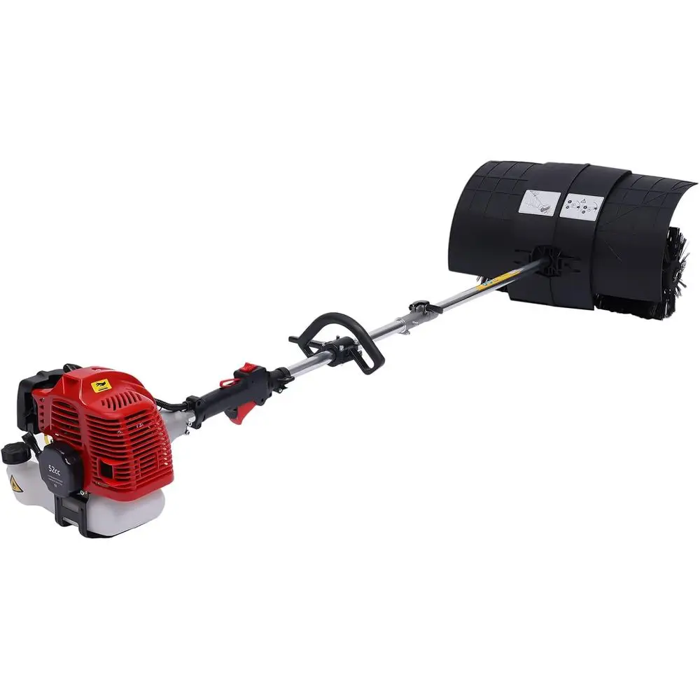 

Бензиновая подметальная машина 52 куб. см, 2-тактная, 1700 Вт, с нейлоновой щеткой 2,3 л.с. для уборки газонов, подъездных дорог и тротуаров