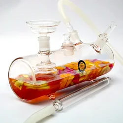 New Fruit Tank Hookah High Quality Glass Shisha Nargile DIY USA Popular Chicha Good Smoking Experience