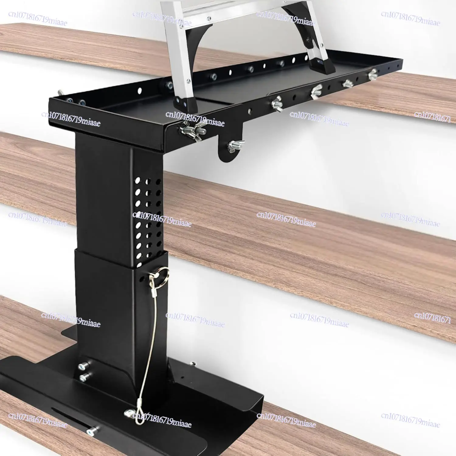 Ladder foot level, ladder foot pad, support base expander retractable, folding