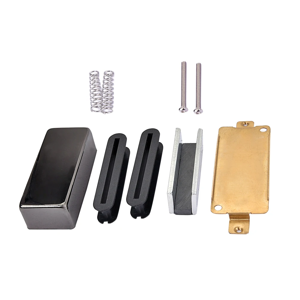 

Exquisite Guitar Copper Pickup Mounting Frame Cover Slug Bobbins Magnet Set Suitable For Electric Guitar