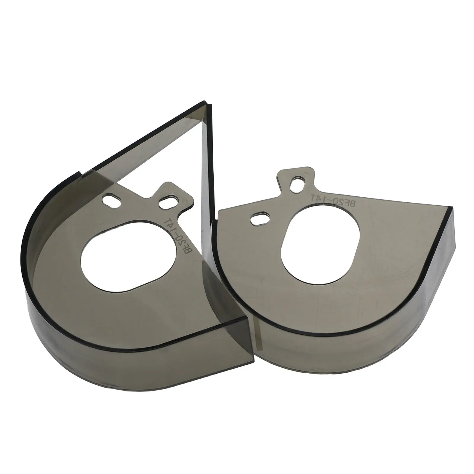 2Pcs Bike Chain Guard Cover Plastic Black Easy Install Bicycle Chain Protector Dirt Oil Resistant Bike Frame Wrap